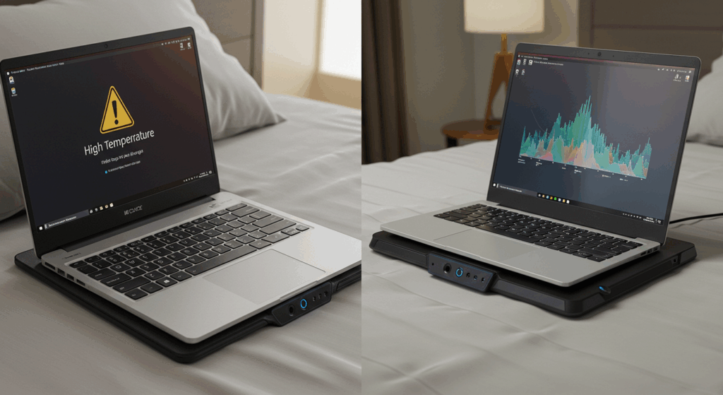 Cómo evitar el sobrecalentamiento en una laptop con ventilación adecuada”